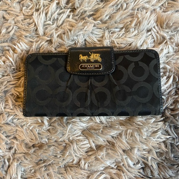 Coach Handbags - —SOLD— Black Coach Wallet